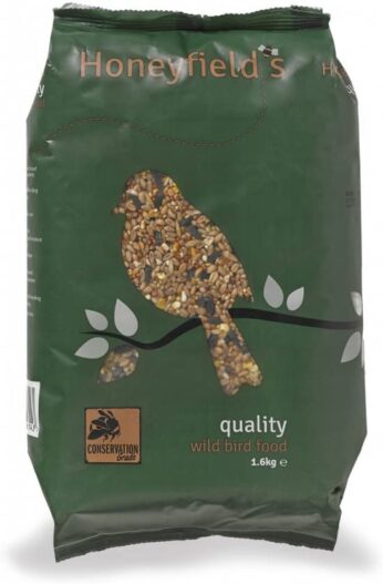 Honeyfields Quality Wild Bird Food - 12.6Kg, All Season, Bird Food Mix, Ideal for Hanging Feeders, Ground Feeding & Bird Tables