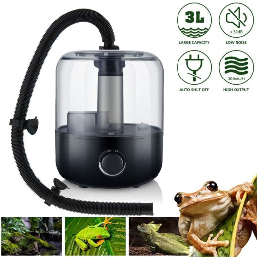 Sequoia Reptile Spray Fogger Humidifier for Reptile or Amphibians Houses Such As Lizards Chameleons Snakes Turtles Frogs (3 L)