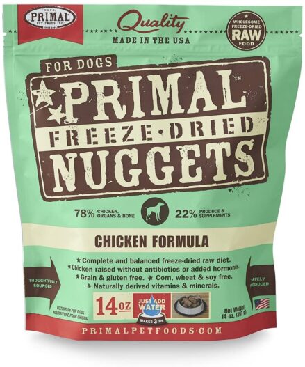 Primal Freeze Dried Dog Food Chicken Formula