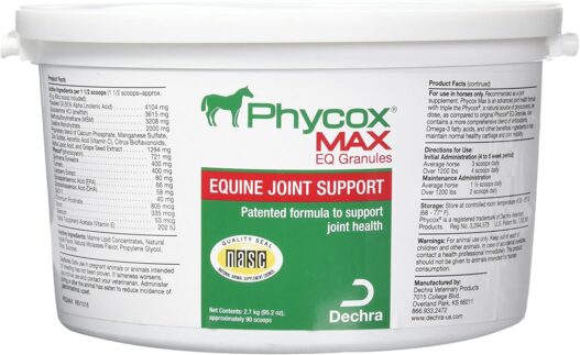 Dechra Phycox Max EQ Joint Support Granules for Horses, 2700 g