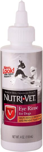 Nutri-Vet Eye Rinse Liquid for Dogs, 4-Ounce