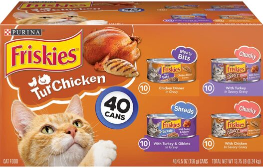 Purina Friskies Canned Wet Cat Food 40 ct. Variety Packs
